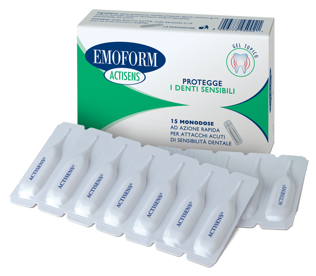 EMOFORM ACTISENS GEL 15 FIALE DA 2 ML - Fontenova srl