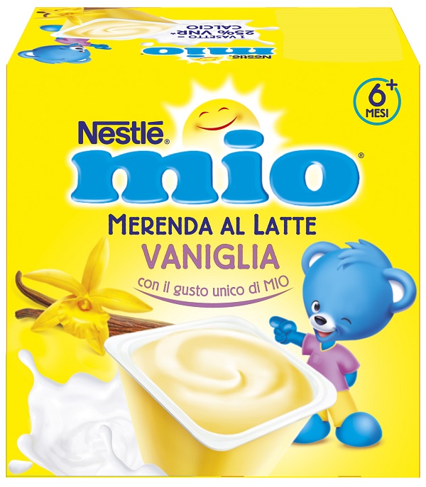 MIO MERENDA VANIGLIA 4 X 100 G - Fontenova srl