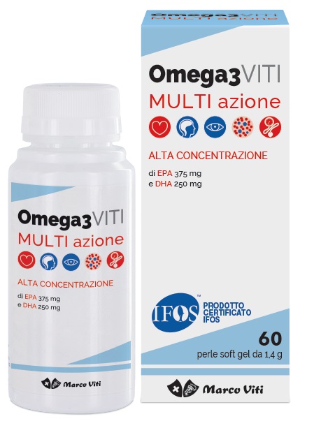 VITI OMEGA3 MULTIAZIONE 60 PERLE - Fontenova srl
