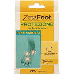 ZETAFOOT GEL TRASP PUNTI SENSIB 6PZ - Fontenova srl