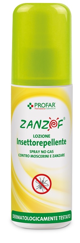ZANZOF LOZIONE INSETTOREPELLENTE SPRAY DEET 9% 100 ML PROFAR - Fontenova srl