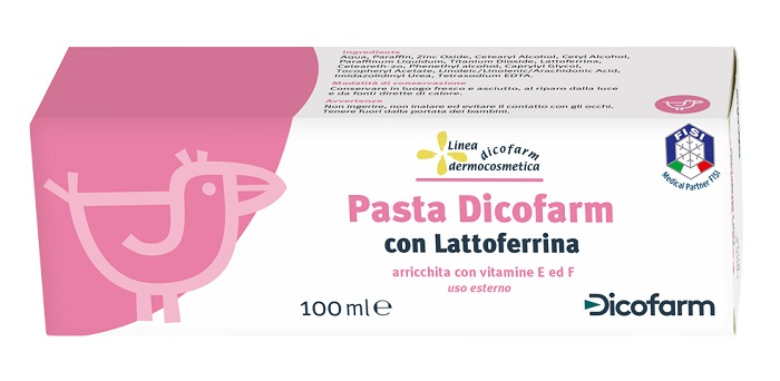 DICOFARM PASTA CON LATTOFERRINA PELLI DELICATE 100 ML - Fontenova srl