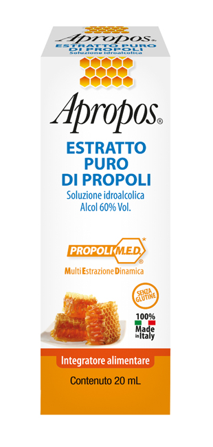 APROPOS ESTRATTO PURO PROPOLI 20 ML - Fontenova srl
