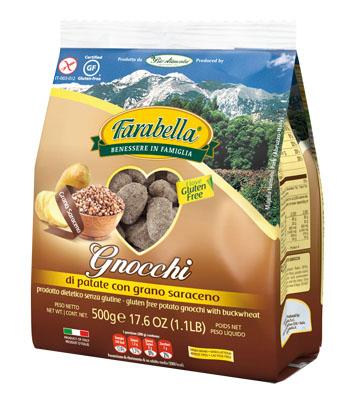 FARABELLA GNOCCHI DI PATATE AL GRANO SARACENO 500 G - Fontenova srl