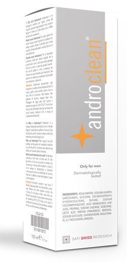 ANDROCLEAN DETERGENTE INTIMO MASCHILE 150ML - Fontenova srl