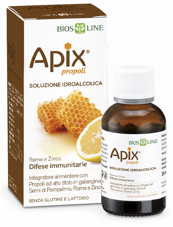 APIX PROPOLI SOLUZIONE IDROALCOLICA 30 ML BIOSLINE - Fontenova srl