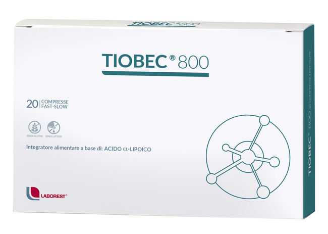 TIOBEC 800 20 COMPRESSE FAST-SLOW 36 G - Fontenova srl