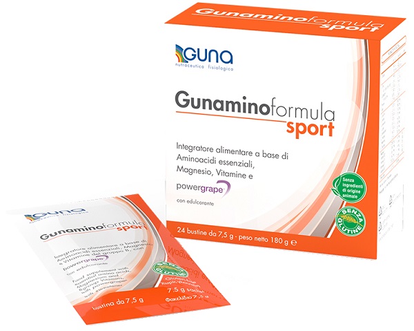 GUNAMINOFORMULA SPORT 24 BUSTE 180 G - Fontenova srl