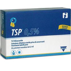 TSP 0,5% SOLUZIONE OFTALMICA UMETTANTE LUBRIFICANTE 30 FLACONCINI MONODOSE 0,5 ML - Fontenova srl