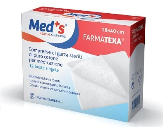 GARZA COMPRESSA MEDS 12/12 18X40CM 12 PEZZI - Fontenova srl