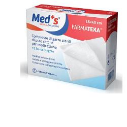 GARZA COMPRESSA MEDS FARMATEXA OCULARE 10 PEZZI - Fontenova srl