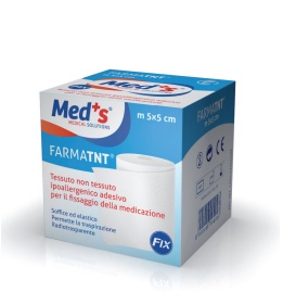 CEROTTO MEDS FARMATESSUTO NON TESSUTO TESSUTO NON TESSUTO FIX IPOALLERGENICO ADESIVO 250X5 CM - Fontenova srl