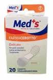CEROTTO MEDS STRIP DELICATO TESSUTO NON TESSUTO MEDIO 20 PEZZI - Fontenova srl