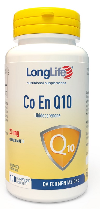 LONGLIFE CO EN Q10 20MG 100 COMPRESSE RIVESTITE - Fontenova srl