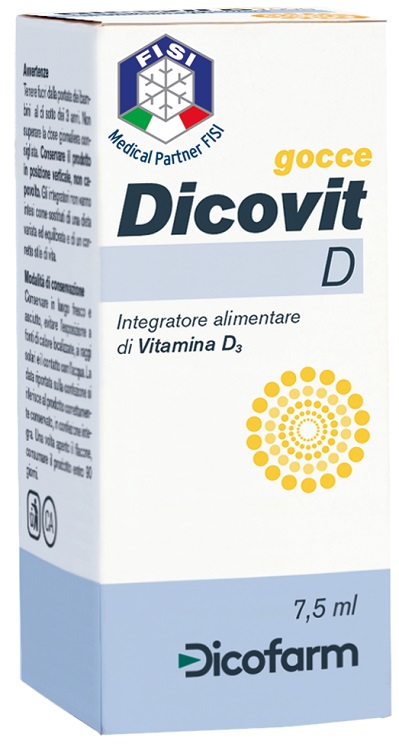DICOVIT D VITAMINA D3 7,5 ML - Fontenova srl