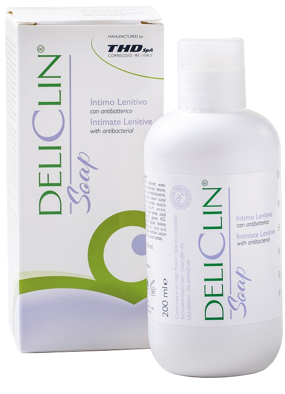 DELICLIN SOAP DETERGENTE INTIMO LENITIVO CON ANTIBATTERICO 200 ML - Fontenova srl