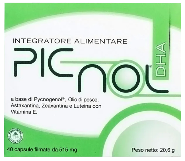 PICNOL DHA 40 CAPSULE 21,11 G - Fontenova srl