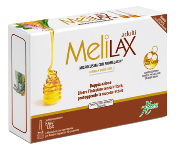 MELILAX ADULTI MICROCLISMI 6 PEZZI 10 G - Fontenova srl