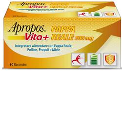 APROPOS VITA+ PAPPA REALE 500 MG 10 FLACONCINI 10 ML - Fontenova srl