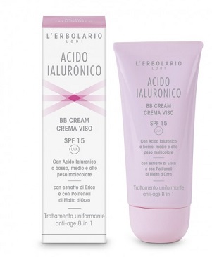 ACIDO IALURONICO BB CREAM CREMA VISO SPF15 TRATTAMENTO UNIFORMANTE ANTIAGE 8 IN 1 50 ML - Fontenova srl