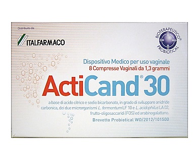 ACTICAND 30 8 COMPRESSE VAGINALI - Fontenova srl