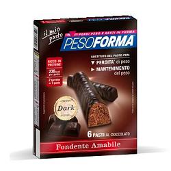 PESOFORMA BARRETTE DARK 12 X 31 G - Fontenova srl