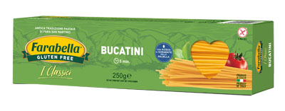FARABELLA BUCATINI PASTA SENZA GLUTINE 250 G - Fontenova srl