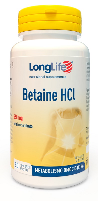 LONGLIFE BETAINE HCL 90 COMPRESSE RIVESTITE - Fontenova srl