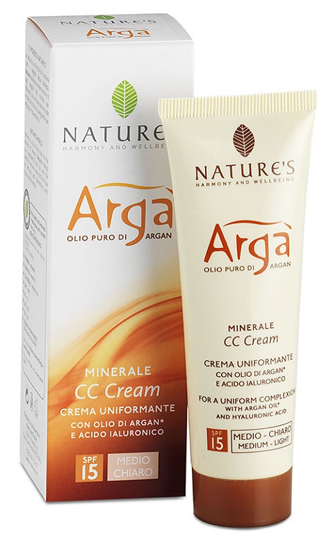 ARGA' CC CREAM VISO MEDIO CHIARA 50 ML NATURE'S - Fontenova srl