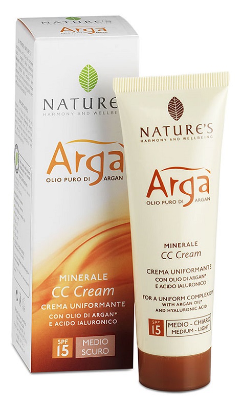 ARGA' CC CREAM VISO MEDIO SCURA 50 ML NATURE'S - Fontenova srl
