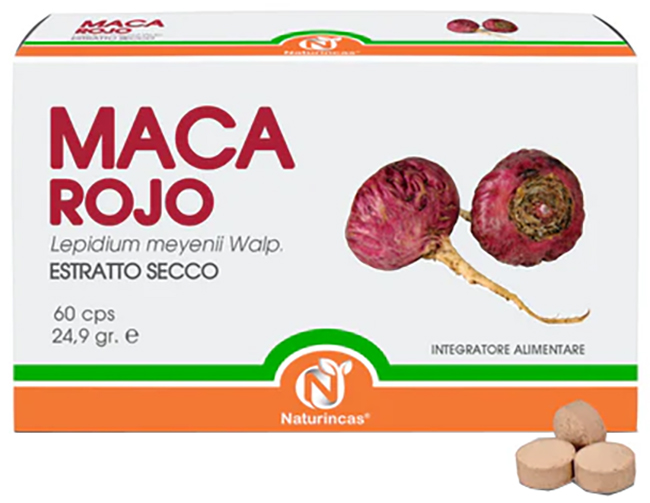 MACA ROJO ESTRATTO SECCO 60 COMPRESSE - Fontenova srl