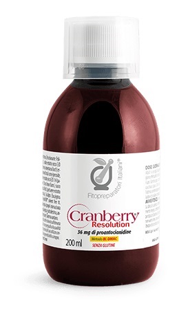 FITOPREPARATORI ITALIANI CRANBERRY RESOLUTION 200 ML - Fontenova srl