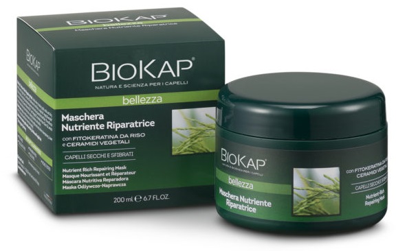 BIOKAP BELLEZZA MASCHERA NUTRIENTE/RIPARATRICE 200 ML BIOSLINE - Fontenova srl