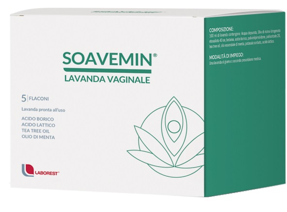 SOAVEMIN LAVANDA VAGINALE 5 FLACONI 100 ML - Fontenova srl
