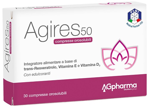 AGIRES 50 30 COMPRESSE OROSOLUBILI SCATOLA 5,4 G - Fontenova srl