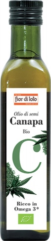 FIOR DI LOTO OLIO DI SEMI DI CANAPA BIO 250 ML - Fontenova srl