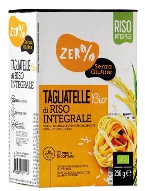 ZERO% GLUTINE TAGLIATELLE A NIDO DI RISO INTEGRALE SENZA GLUTINE BIO 250 G - Fontenova srl