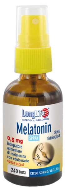 LONGLIFE MELATONIN SPRAY 0,5MG 30 ML - Fontenova srl