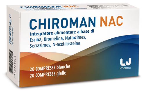 CHIROMAN NAC 20 COMPRESSE BIANCHE + 20 COMPRESSE GIALLE - Fontenova srl