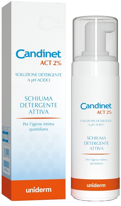 CANDINET ACT 2% SCHIUMA DETERGENTE ATTIVA 150 ML - Fontenova srl