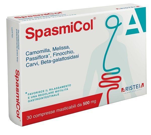 SPASMICOL 30 COMPRESSE MASTICABILI 500 MG - Fontenova srl