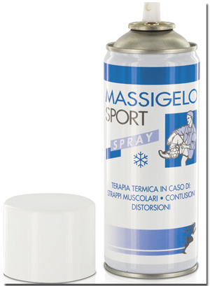 GHIACCIO ISTANTANEO MASSIGELO SPORT BOMBOLETTA SPRAY 400ML - Fontenova srl