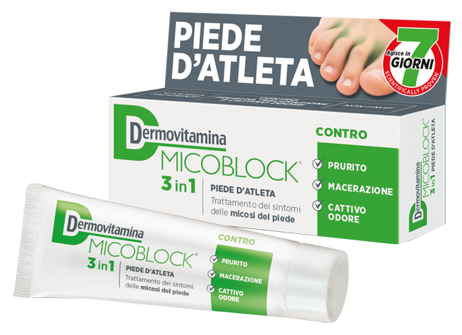 DERMOVITAMINA MICOBLOCK 3 IN 1 PIEDE D'ATLETA 30 ML - Fontenova srl
