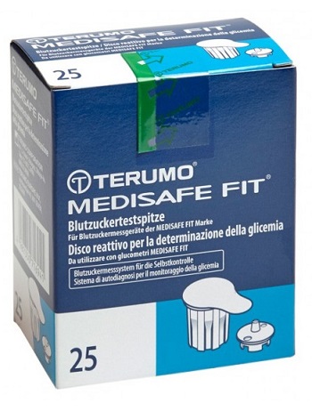 DISCO PER LA DETERMINAZIONE DELLA GLICEMIA MEDISAFE FIT 25 PEZZI - Fontenova srl