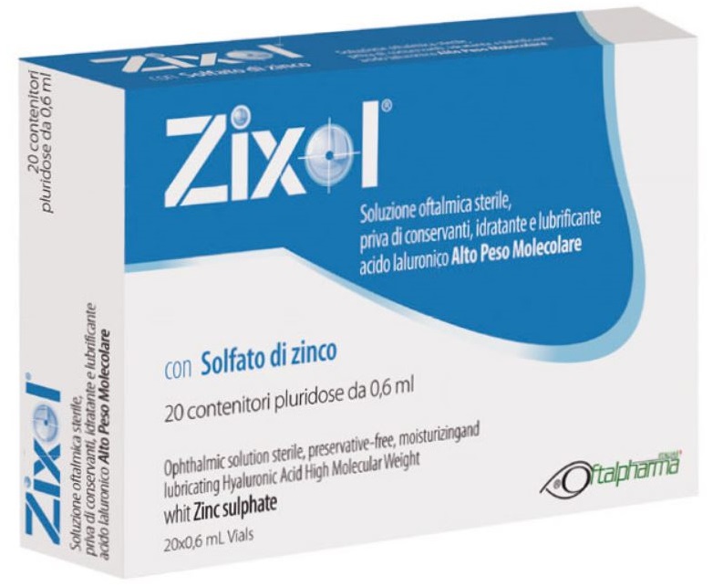 GOCCE OCULARI ZIXOL 20 FLACONCINI 0,6 ML - Fontenova srl