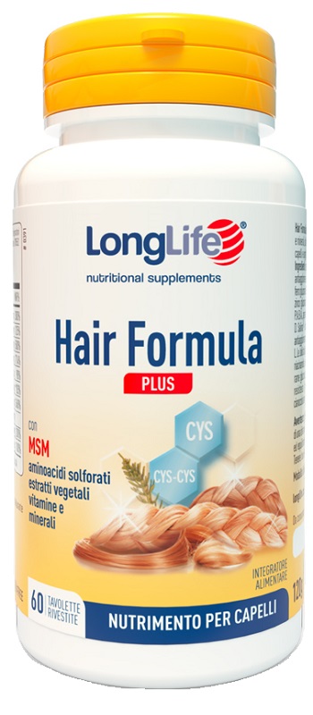 LONGLIFE HAIR FORMULA PLUS 60 TAVOLETTE - Fontenova srl