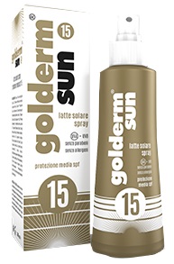 GOLDERM SUN SPF 15 SPRAY 200 ML - Fontenova srl