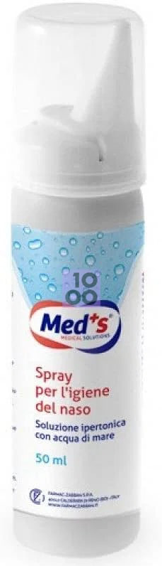 SPRAY MEDS IPERTONICO ACQUA NASO 50 ML - Fontenova srl