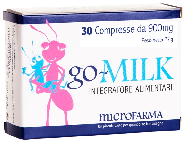 GO-MILK 30 COMPRESSE - Fontenova srl