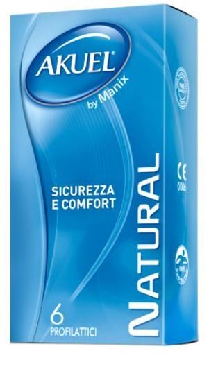 PROFILATTICO ANSELL AKUEL BY MANIX NATURAL B 6 PEZZI - Fontenova srl